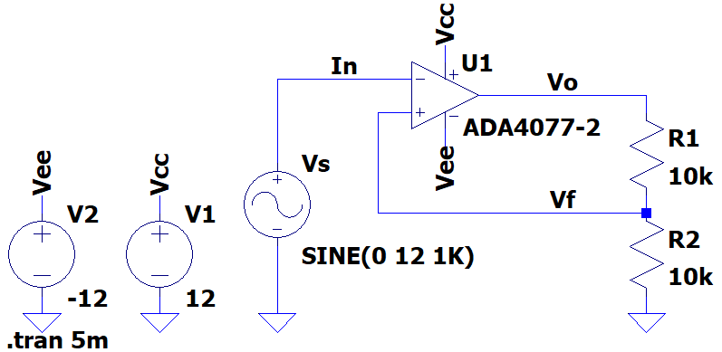 放大器正、负反馈基础电路介绍与仿真