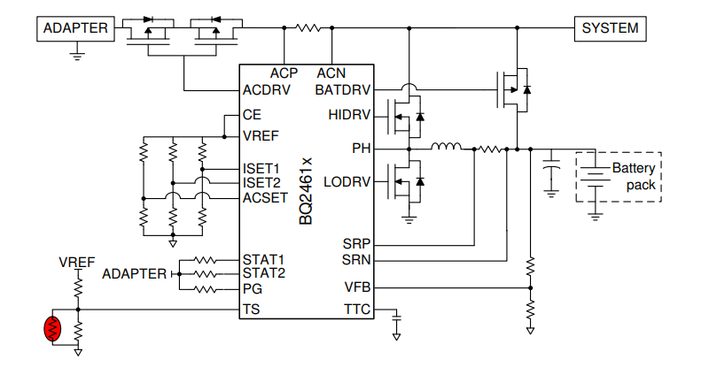 电源管理中的一款降压型充电管理BQ24610的设计说明
