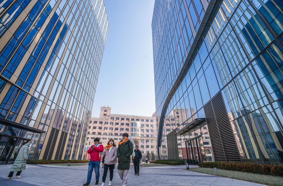 海淀西三旗这座科技地标复工复产忙