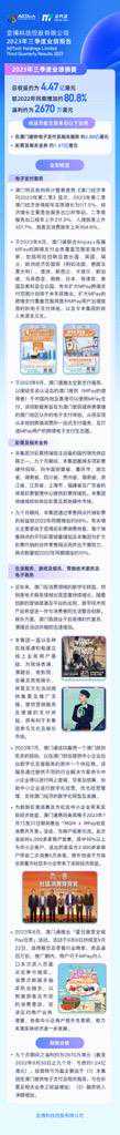 亚博科技公布2023年三季度业绩，营收同比增长80%