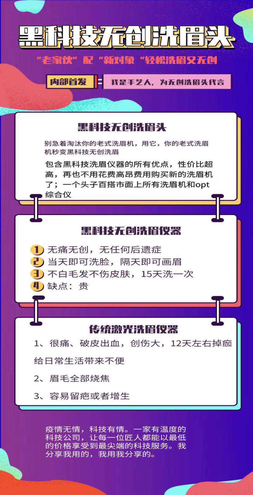 想体验黑科技无创洗眉？老式洗眉机加个“头”就能搞定