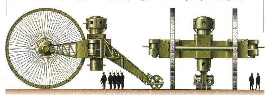 苏俄黑科技：3层楼高的巨型坦克和核动力无限续航坦克