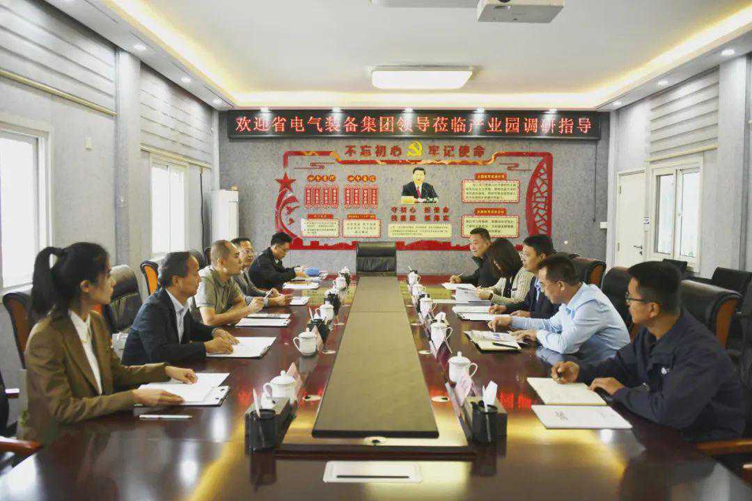 甘肃电气集团智能化建筑公司领导赴榆中创新科技产业园洽谈合作