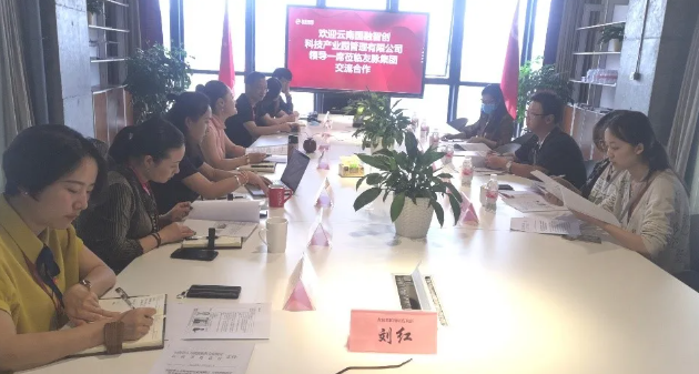 云南国融智创科技产业园管理有限公司领导一行莅临友脉集团交流